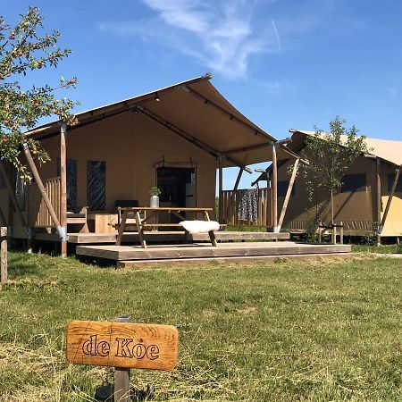 De Hazelaarshof Luxe Glampingtent Bij Natuurgebied De Millingerwaard Kekerdom Esterno foto